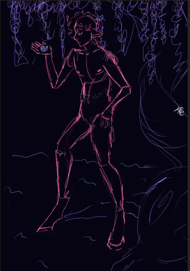 Concept illustration of an original character