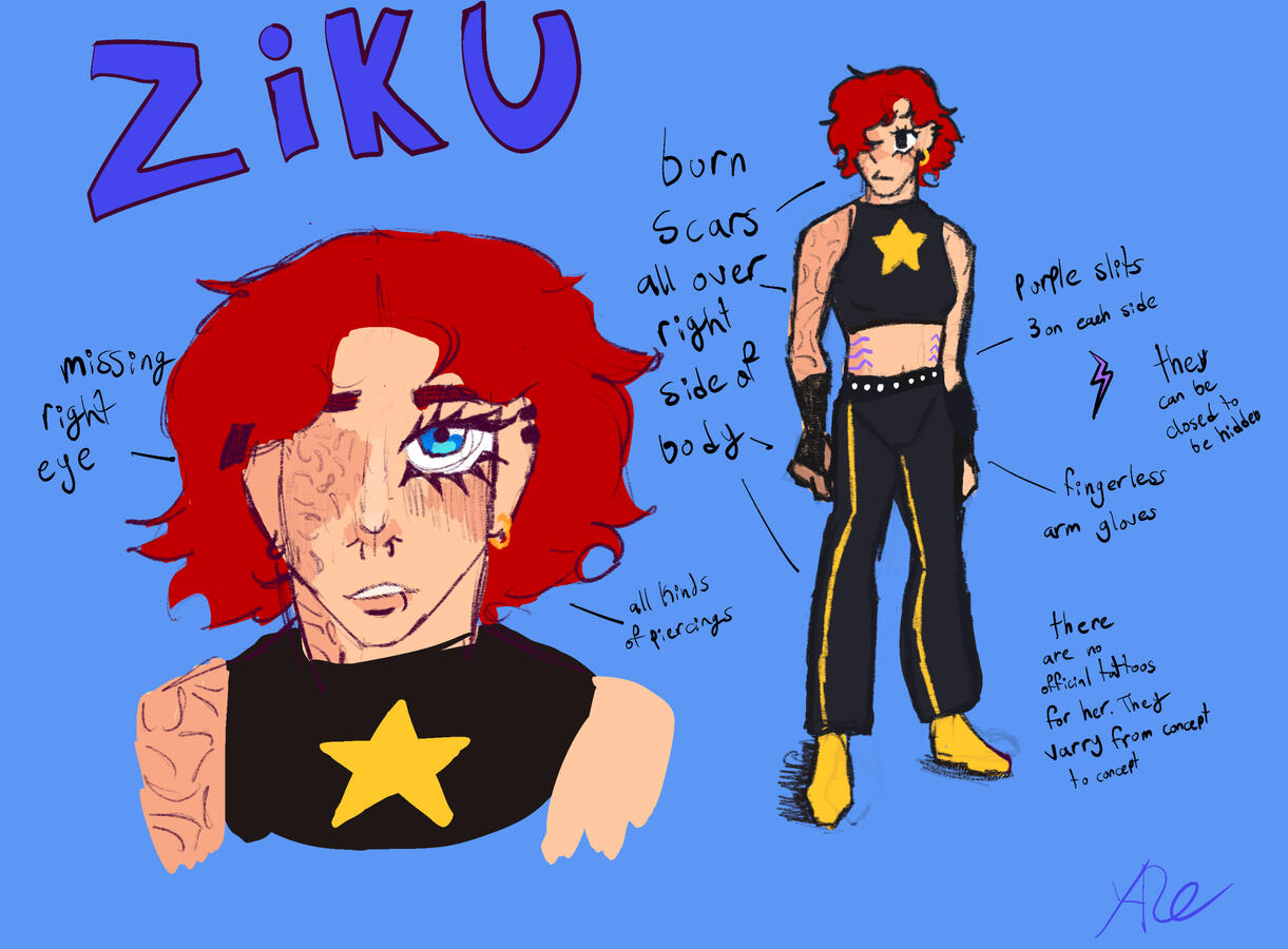 Character concept designs V2